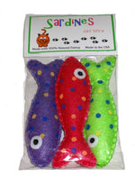 Load image into Gallery viewer, Cat Toy- Sardines with Natural Catnip USA Made - A Pet&#39;s World
