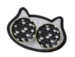 Load image into Gallery viewer, Set of Whisker Safe Shallow Cat Bowls + Placemat - A Pet&#39;s World
