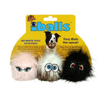 Load image into Gallery viewer, Dog Toys-3 Furry Eye Balls with Squeakers - A Pet&#39;s World

