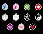 Load image into Gallery viewer, Designer Enamel Pet ID Tags - A Pet&#39;s World

