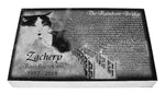 Load image into Gallery viewer, Pet Memorial-Rainbow Bridge Granite Photo Engraved 10 x 16 x 2 - A Pet&#39;s World
