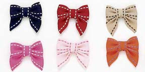 Dog Hair Bows--Saddle Stitch Bows - A Pet's World
