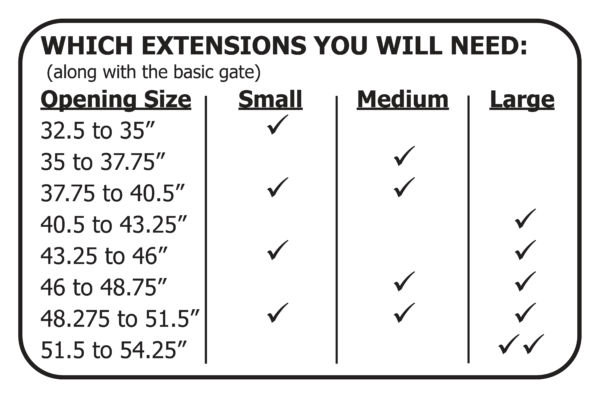 Pressure Mounted Pet and Baby Gate Extensions - A Pet's World